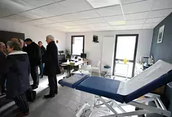 L'inauguration du cabinet médical à La Suze