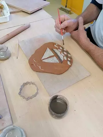 Atelier palette d'argiles