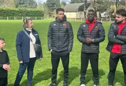 Les jeunes du club de Saint-Mars-la-Brière ont rencontré des joueurs du Mans FC !
