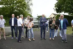 Inauguration du City stade et de la Fresque à Saint-Calais