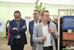 Inauguration de l'espace agricole de la Foire du Mans