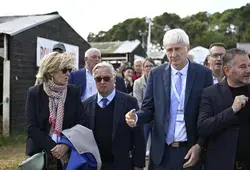 Inauguration de l'espace agricole de la Foire du Mans