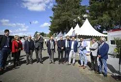 Inauguration de l'espace agricole de la Foire du Mans