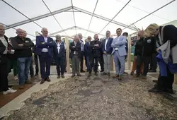 Inauguration de l'espace agricole de la Foire du Mans