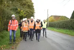 Lancement des travaux du giratoire à Bonnétable : RD301/RD83