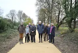 Un ouvrage d’art inférieur sous la RD23 est en construction à Saint-Jean-Dubois