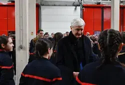 Les sapeurs-pompiers de la Sarthe célèbrent la Sainte-Barbe