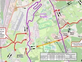 24 Heures du Mans 2024 : plan de circulation