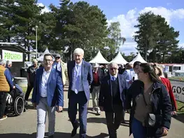 Inauguration de l'espace agricole de la Foire du Mans