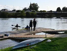 À Sablé-sur-Sarthe, inauguration de la base nautique canoë-kayak