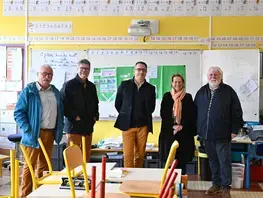 Inauguration des travaux de rénovation énergétique du groupe scolaire de Saint-Corneille 