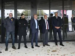 Remise des clés du nouveau gymnase de la Briqueterie : une reconstruction achevée