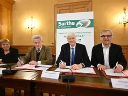 Signature du nouveau programme pluriannuel d’investissements 2025-2029 sur le réseau électrique sarthois