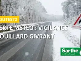 Brouillard givrant : prudence sur les routes départementales !