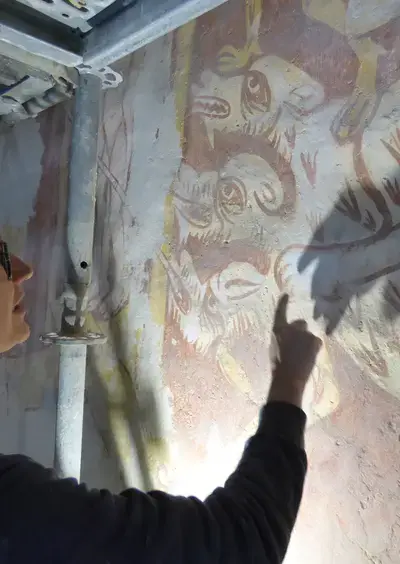 CONFÉRENCE "La restauration des peintures murales de la nef de l’église Saint Hilaire d’Asnières-sur-Vègre"