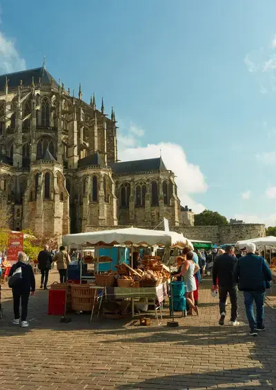 Marché des Jacobins - Le Mans