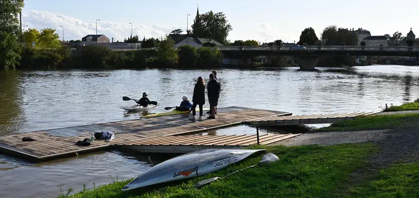 À Sablé-sur-Sarthe, inauguration de la base nautique canoë-kayak