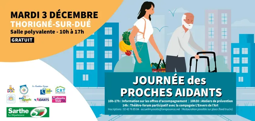 Aidants en Sarthe : rendez-vous le 3 décembre à Thorigné-sur-Dué !