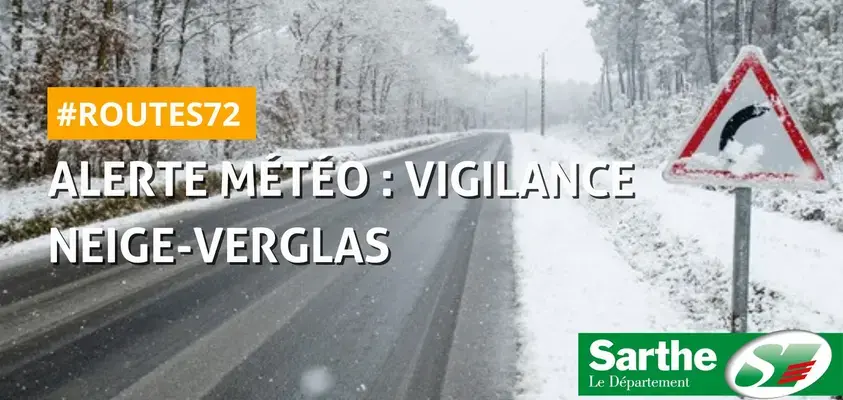 Vigilance Orange Neige, prudence sur les routes !