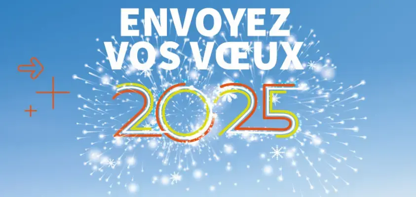 Envoyez vos vœux 2025 avec le Département