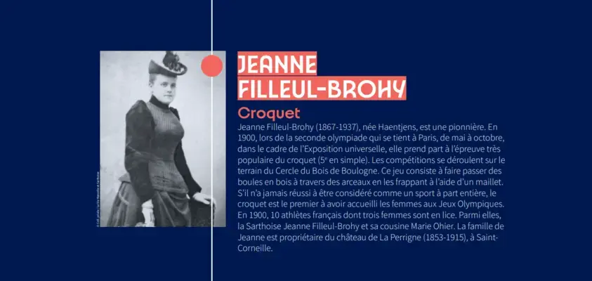 Jeanne Filleul-Brohy, pionnière Sarthoise aux Jeux Olympiques