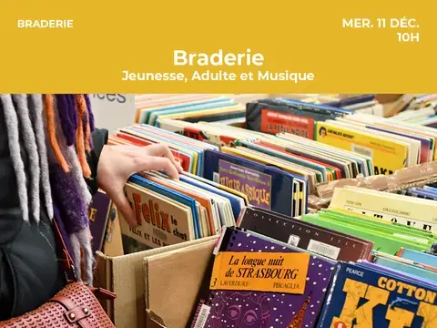 Braderie Jeunesse, Adulte et Musique