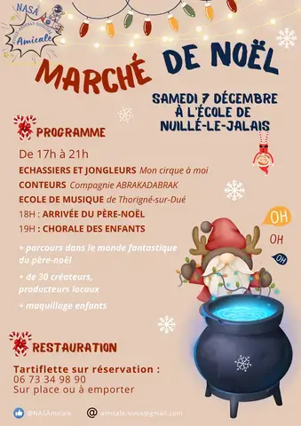 Marché de Noël nocturne