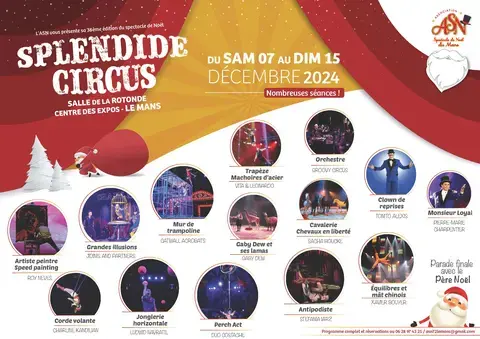 Spectacle de Noël 2024 - Splendide Circus - ASN