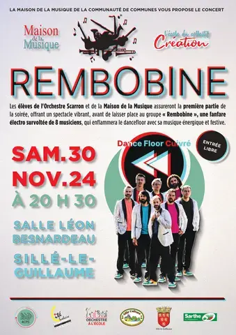 Vibrez au rythme de REMBOBINE : Concert avec l'Orchestre Scarron