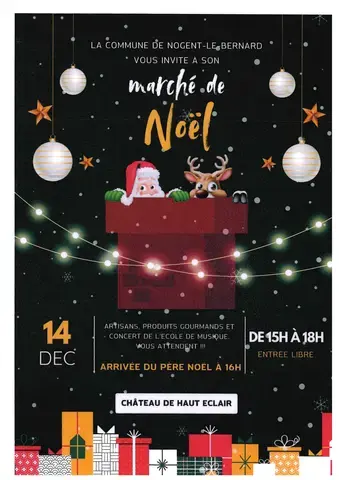 Marché de Noël à Nogent-le-Bernard