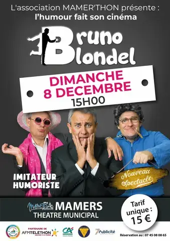 Spectacle de Bruno Blondel "L'humour fait son cinéma"