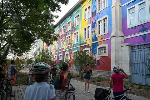 Visite à vélo : Street art dans la ville volet 1