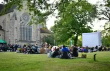 Projection du film "Astérix aux Jeux Olympiques" à l'Abbaye Royale de l'Épau