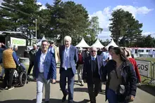 Inauguration de l'espace agricole de la Foire du Mans