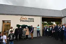 Inauguration de la cantine et de la classe de l'école de Saint-Vincent-des-Prés