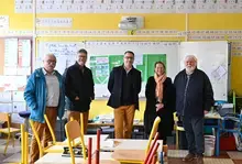 Inauguration des travaux de rénovation énergétique du groupe scolaire de Saint-Corneille 