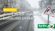 Brouillard givrant : prudence sur les routes départementales !