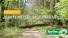 Le Département de la Sarthe est placé en Vigilance orange entre 6h et 10h.