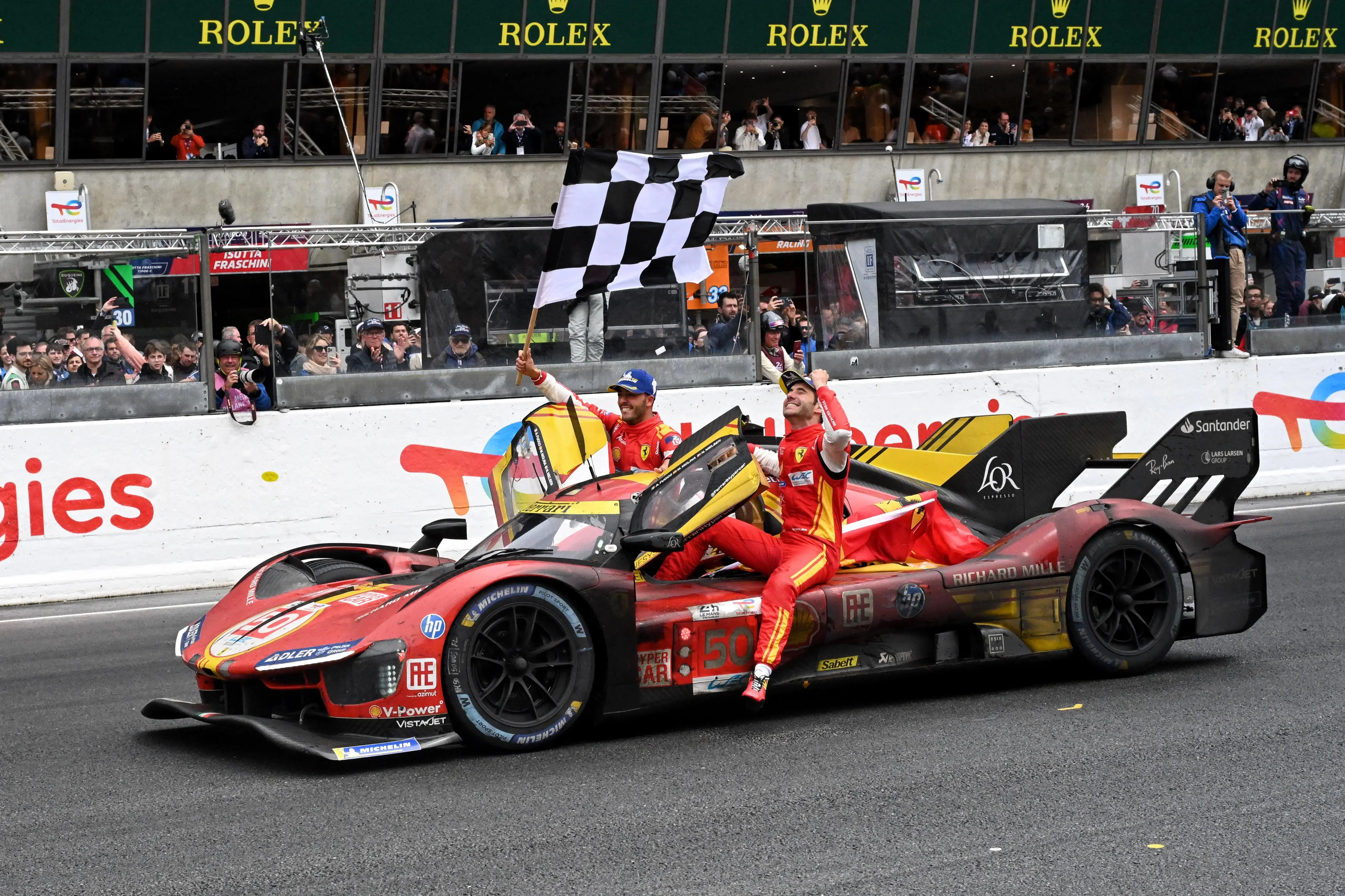 Ferrari victorieuse au Mans