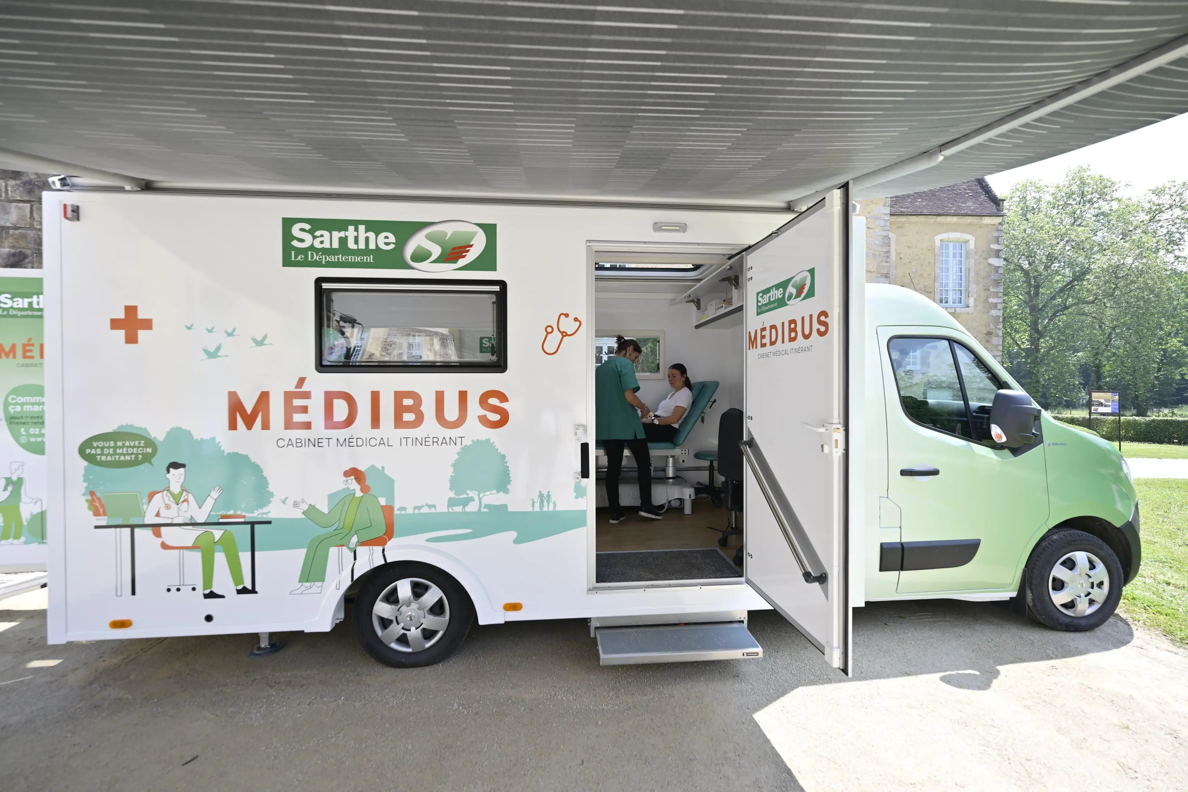 Médibus : cabinet médical itinérant en Sarthe