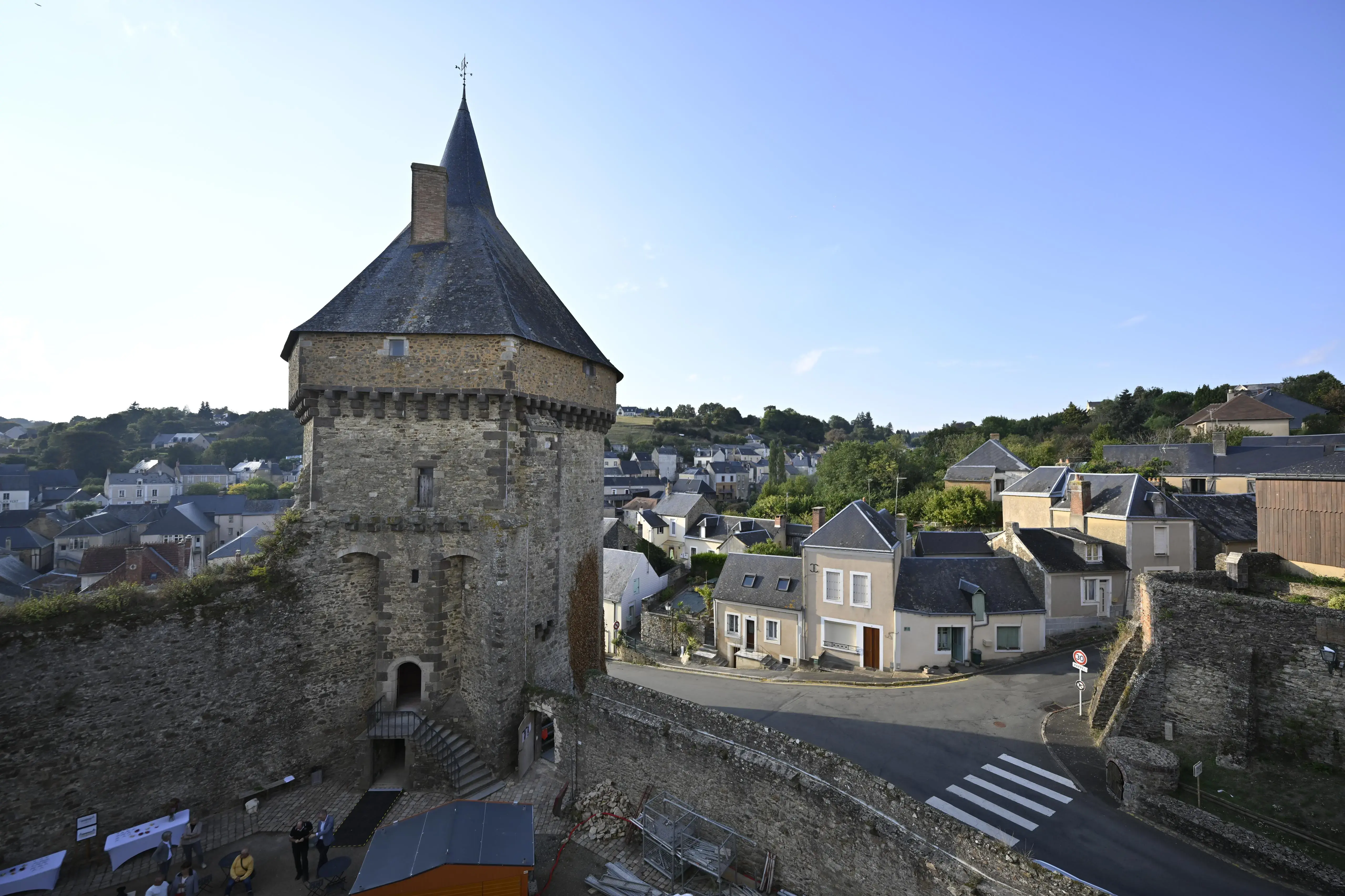 Le château de Sillé-le-Guillaume est en cours de restauration 