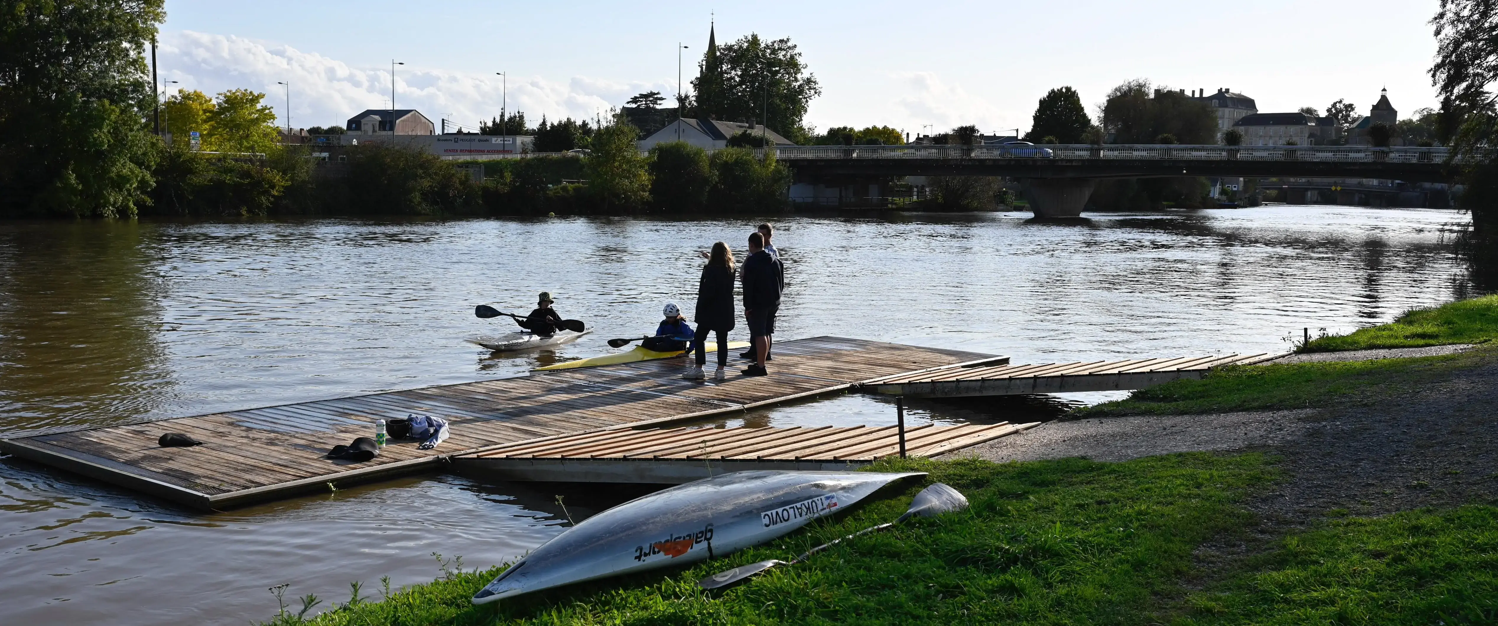 À Sablé-sur-Sarthe, inauguration de la base nautique canoë-kayak