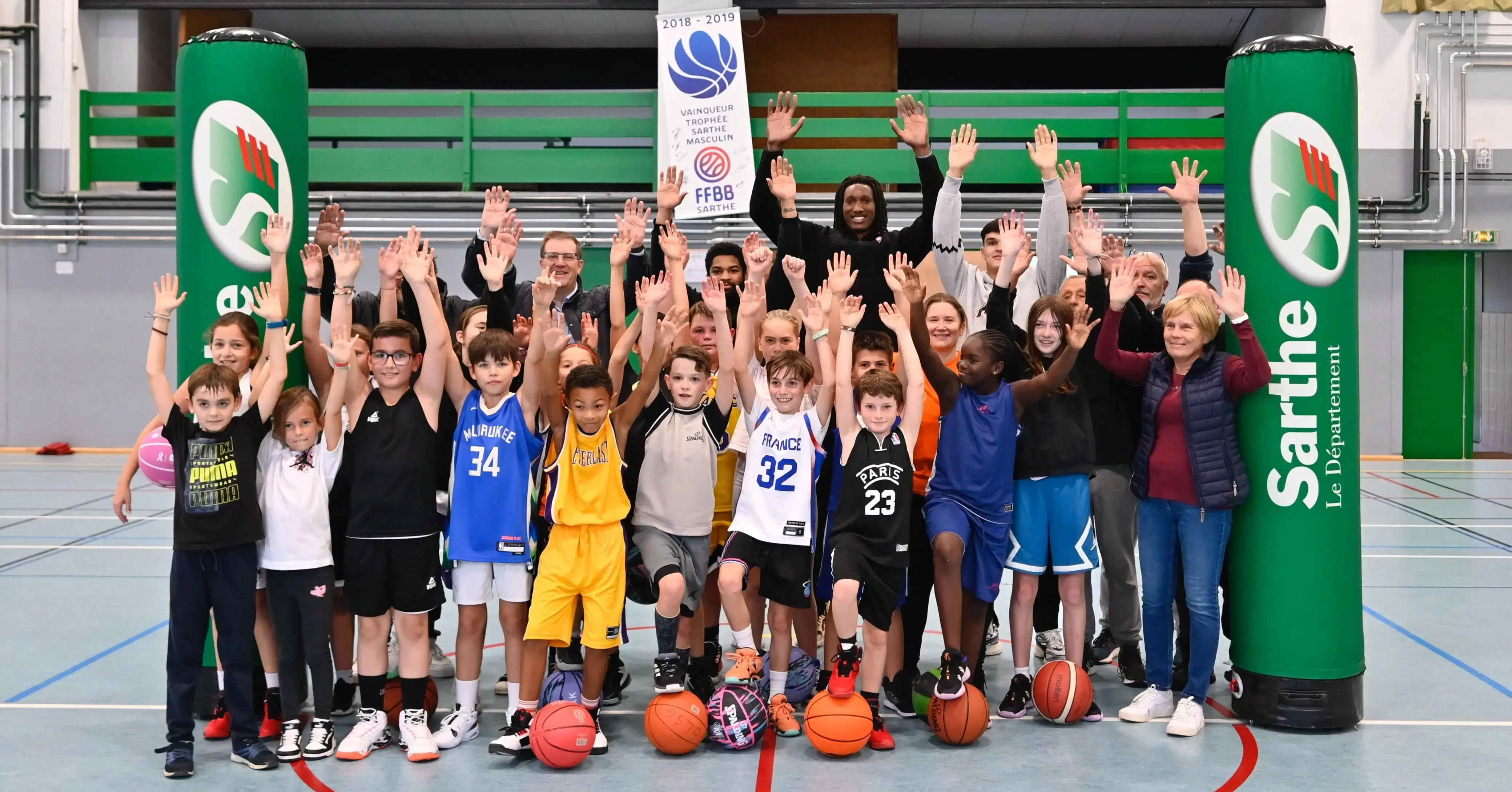 Laigné-en-Belin accueille des basketteurs professionnels du MSB !