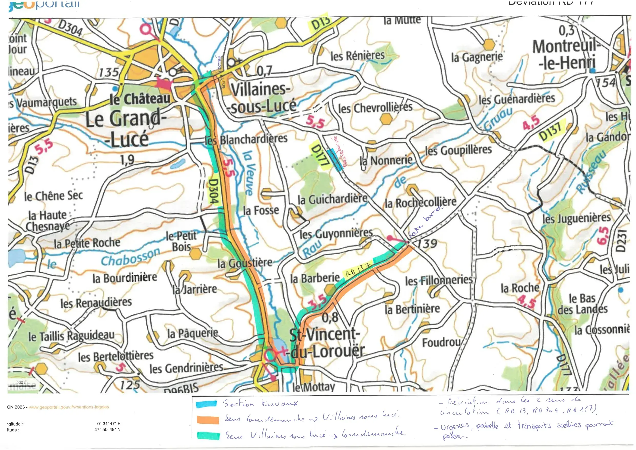 déviation RD 177