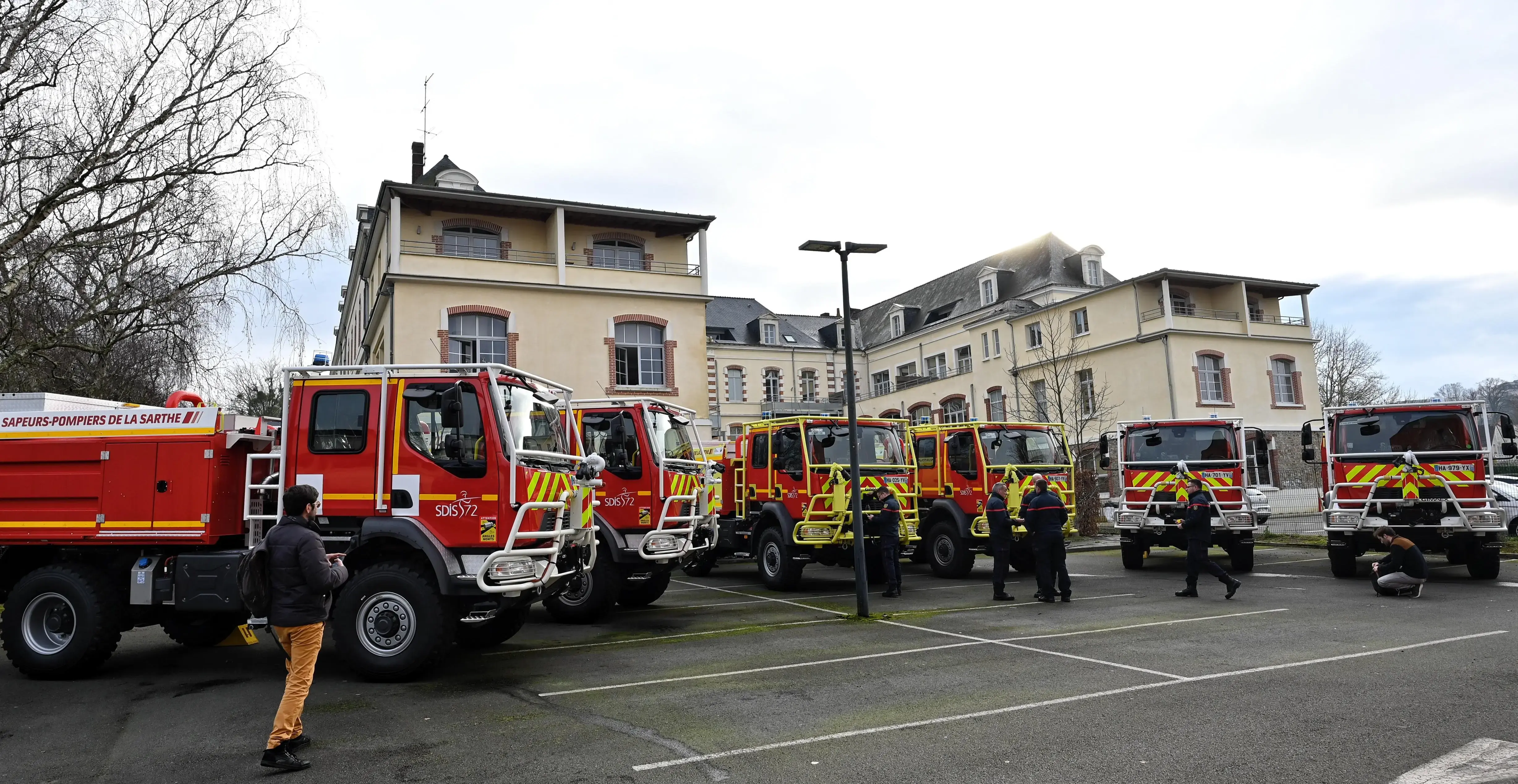 Six nouveaux camions modernes pour les pompiers sarthois