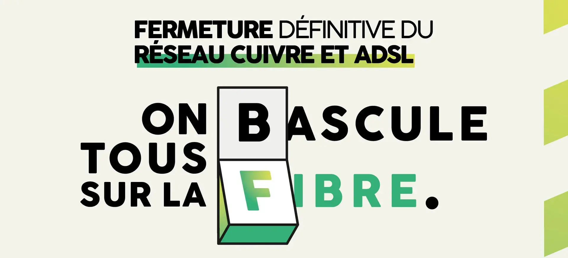 La fermeture du réseau cuivre en Sarthe : vers la fibre optique